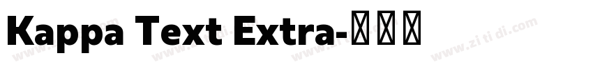 Kappa Text Extra字体转换